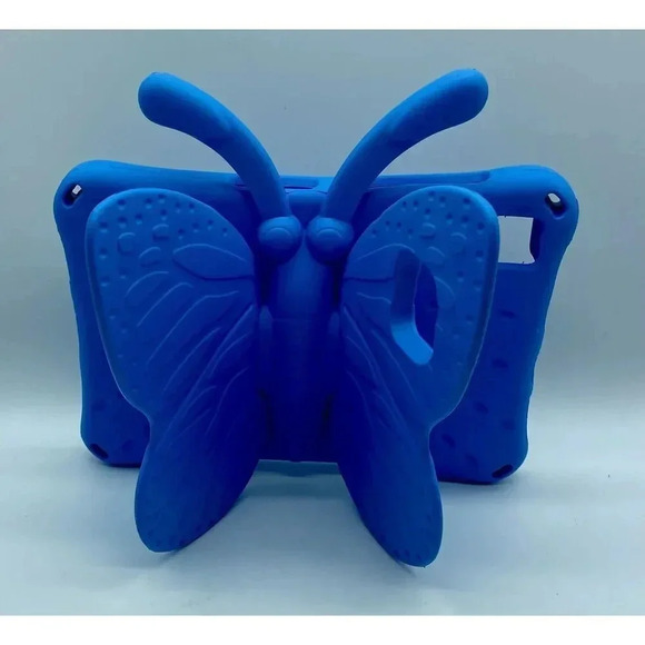 Kids EVA Shockproof Butterfly Case With Stand For Honor Pad 6 7 X8 X6 Blue - Picture 4 of 8